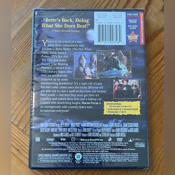 Hocus Pocus DVD - Picture 2 of 2